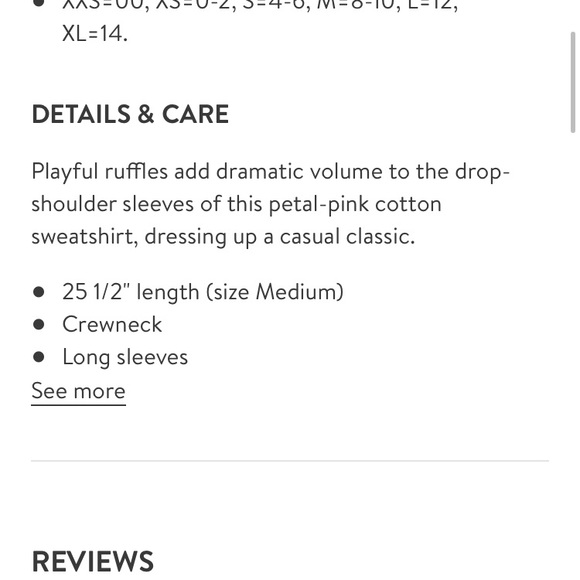 BP. Ruffle Sleeve Sweatshirt - Picture 5 of 7